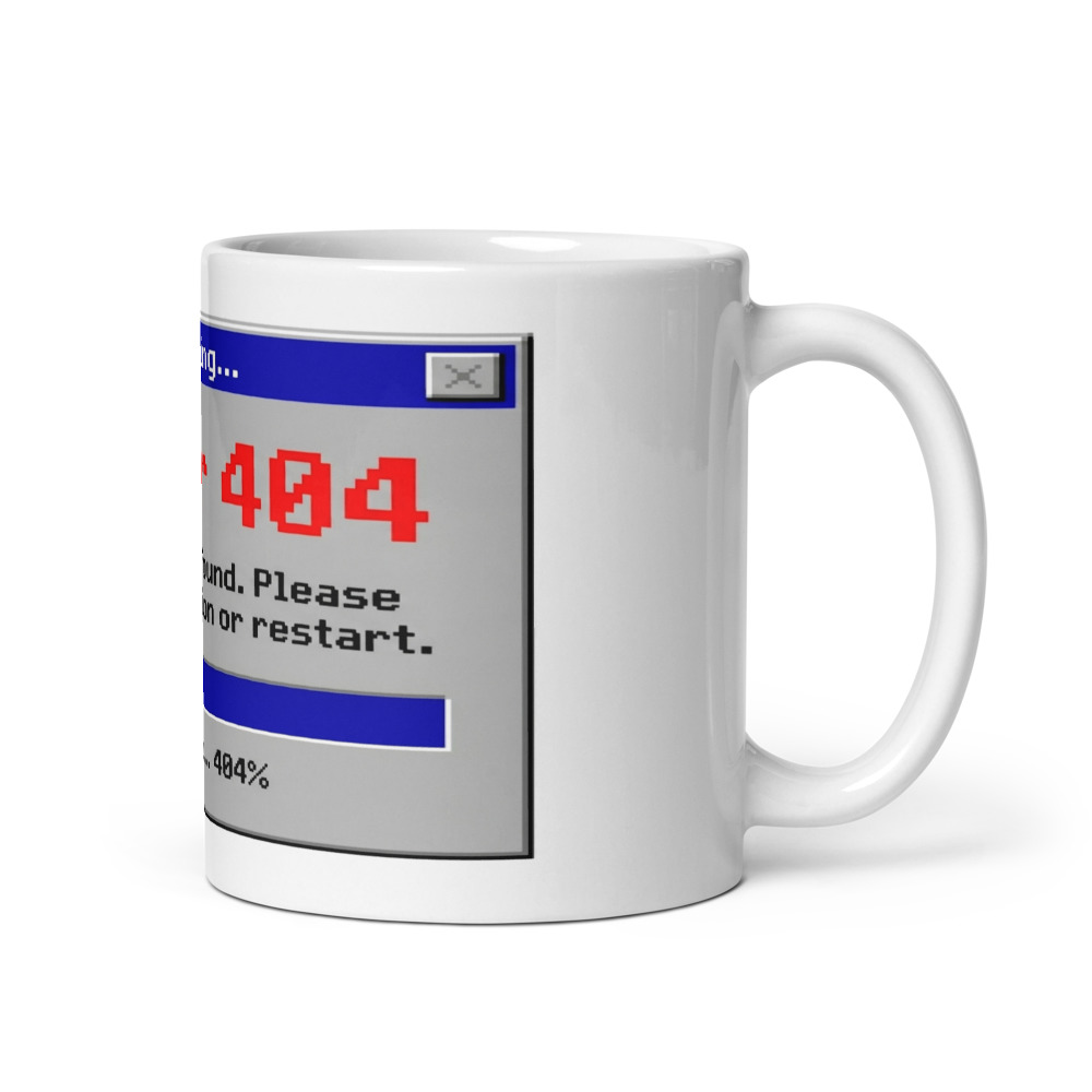 Granddad Loading... Error 404 - mug