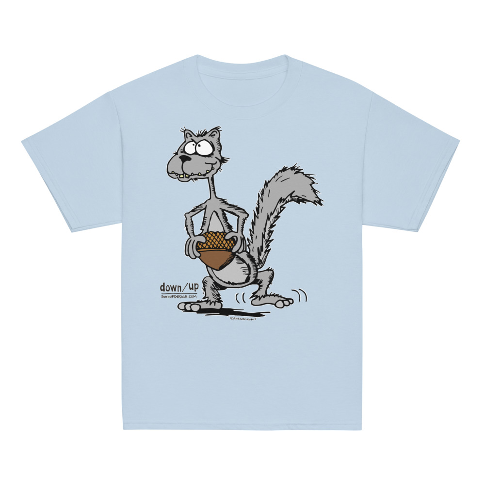 Squirrel — Youth Classic T-shirt (Light Blue)