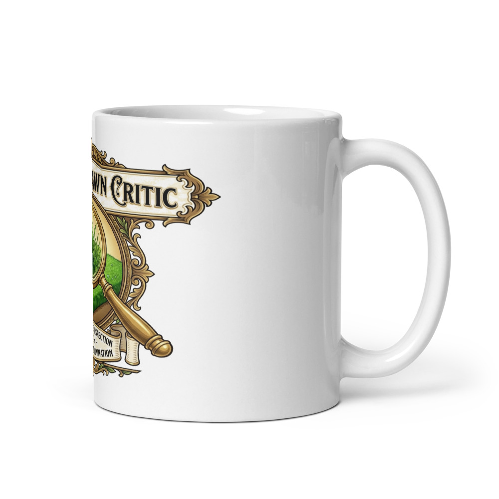 Certified Lawn Critic - mug
