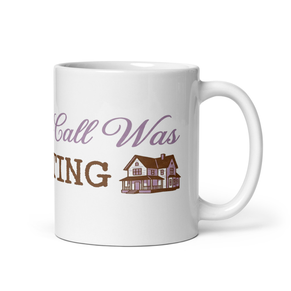 My Video Call Was Visiting - mug