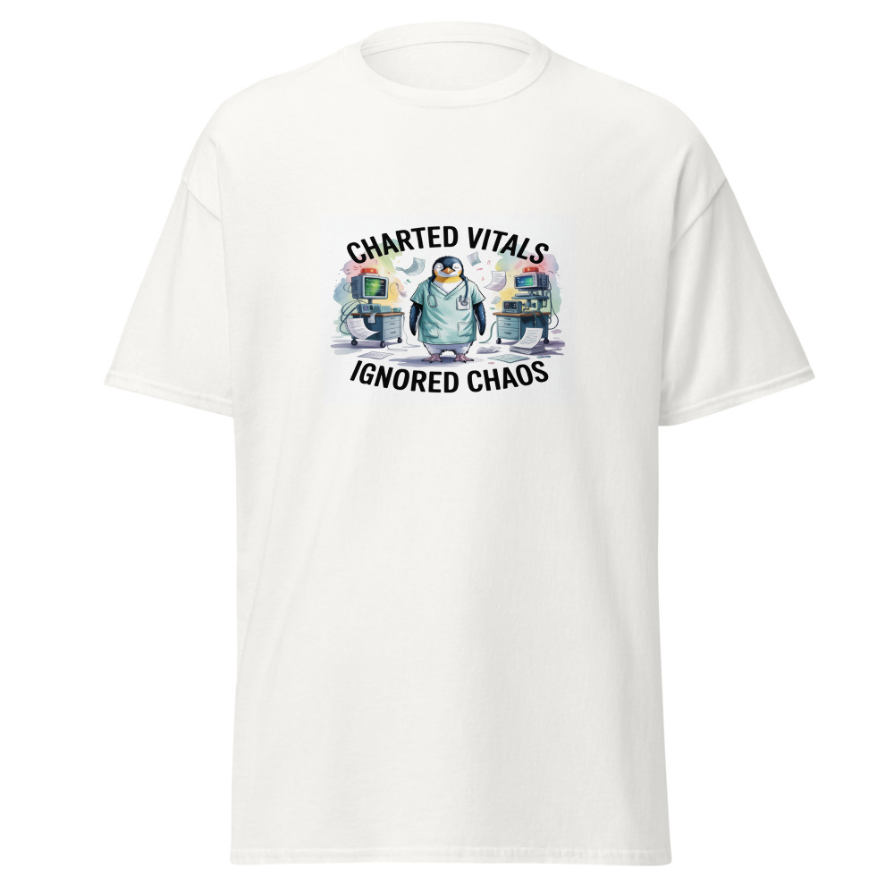 Charted Vitals Ignored Chaos Tee