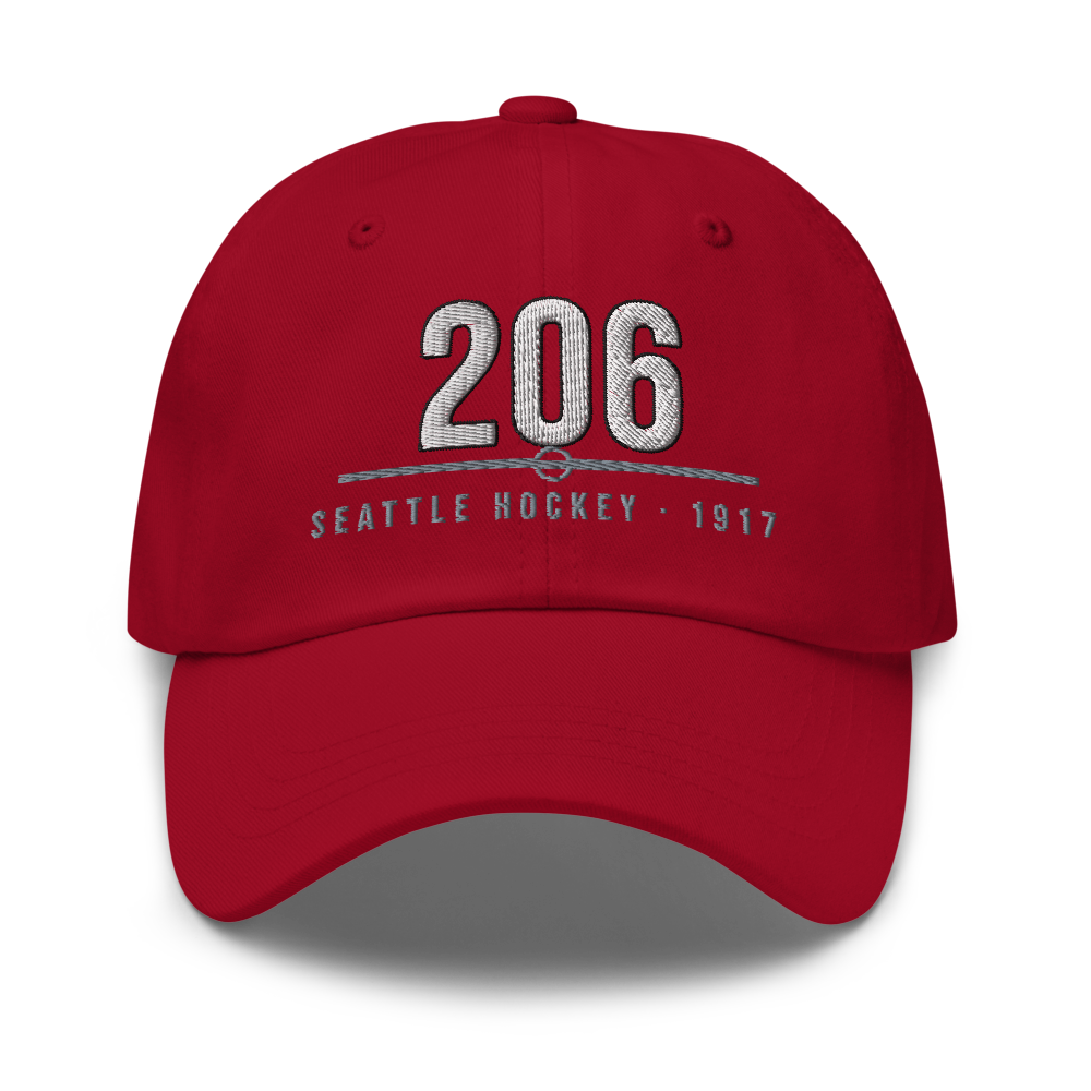 Seattle 206 Hockey Since 1917 — Cranberry Hat