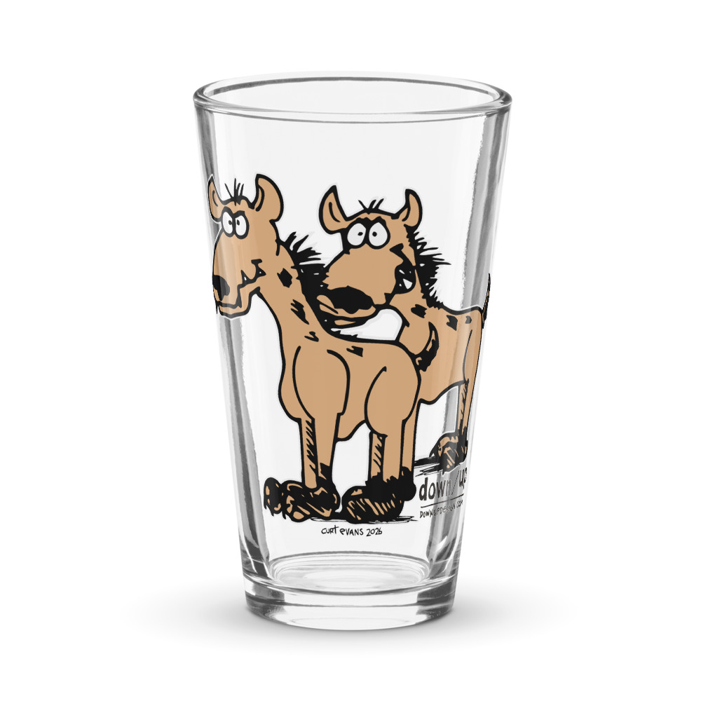 Hyenas — Pint Glass