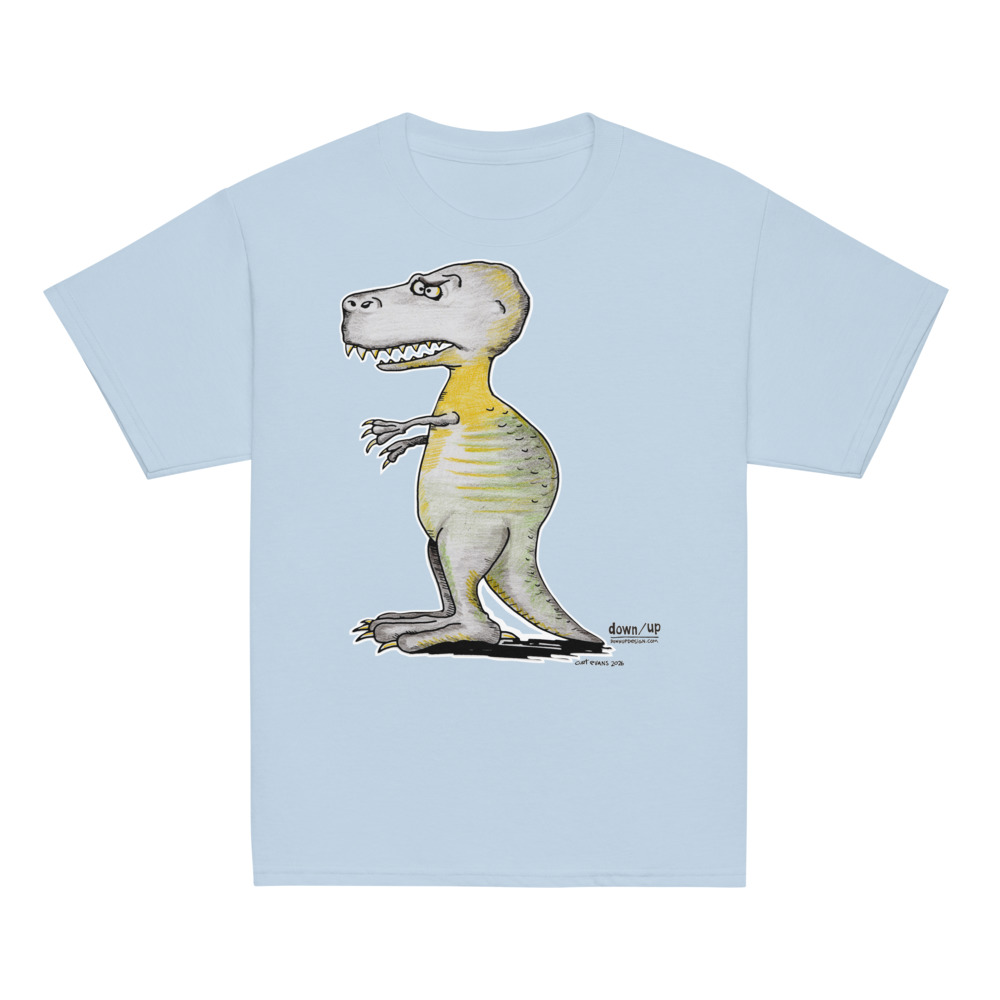Dino Carnivore — Youth Classic T-shirt (Light Blue)