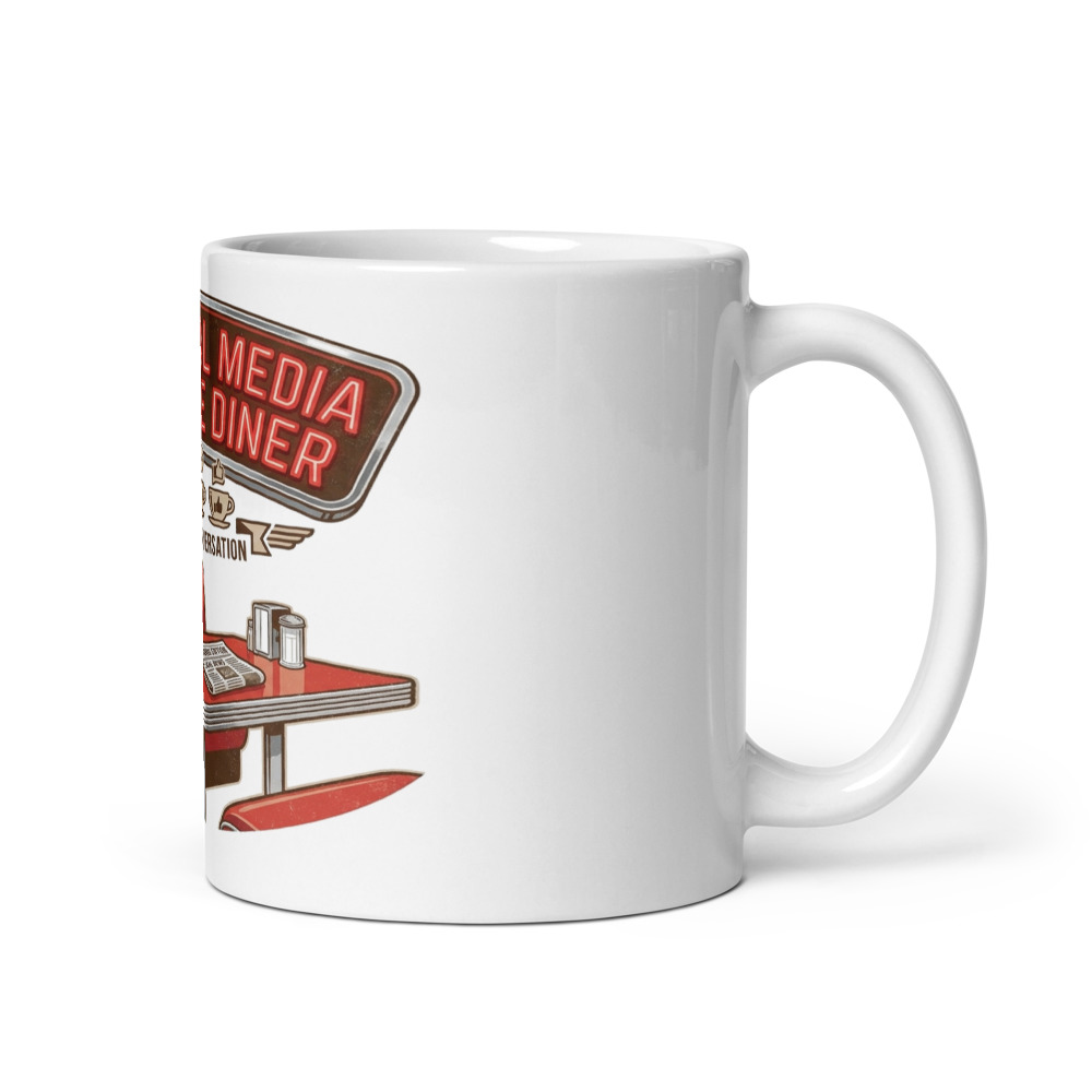 My Social Media Was The Diner - mug