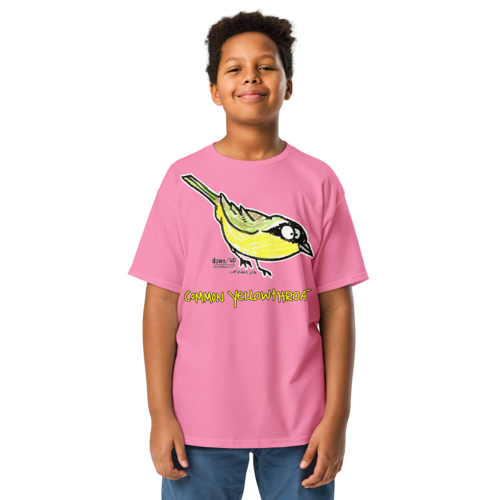 Common Yellowthroat — Youth Classic T-shirt (Azalea)