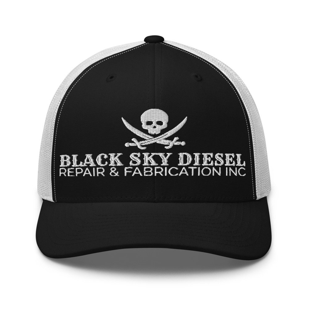 Trucker Cap Embroidered (White Thread)