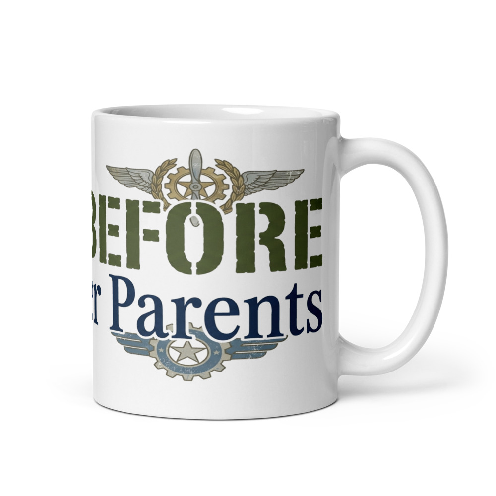 Built Before Helicopter Parents - mug