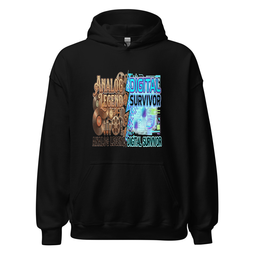 Analog Legend, Digital Survivor - hoodie