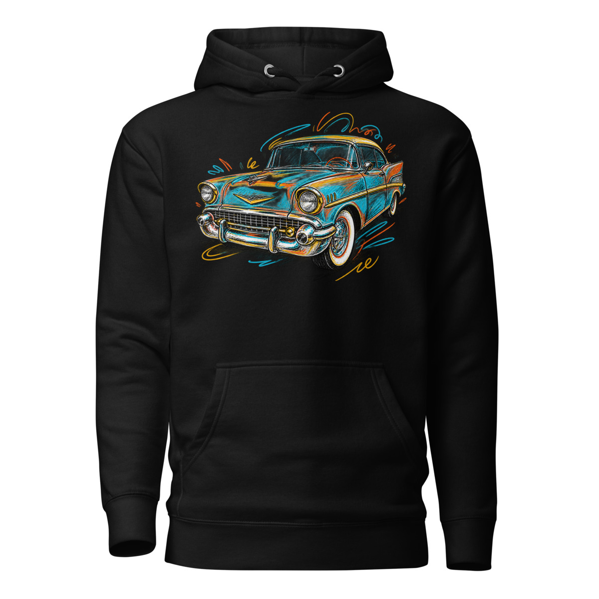 Retro Ride Weekend-Garage Pullover Hoodie