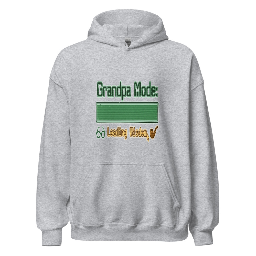 Grandpa Mode: Loading Wisdom - hoodie