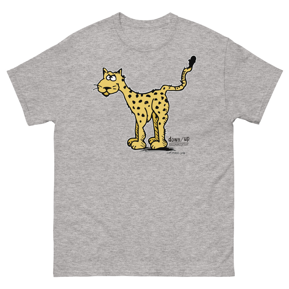 Cheetah — Classic Style Unisex T-shirt (Sport Grey)