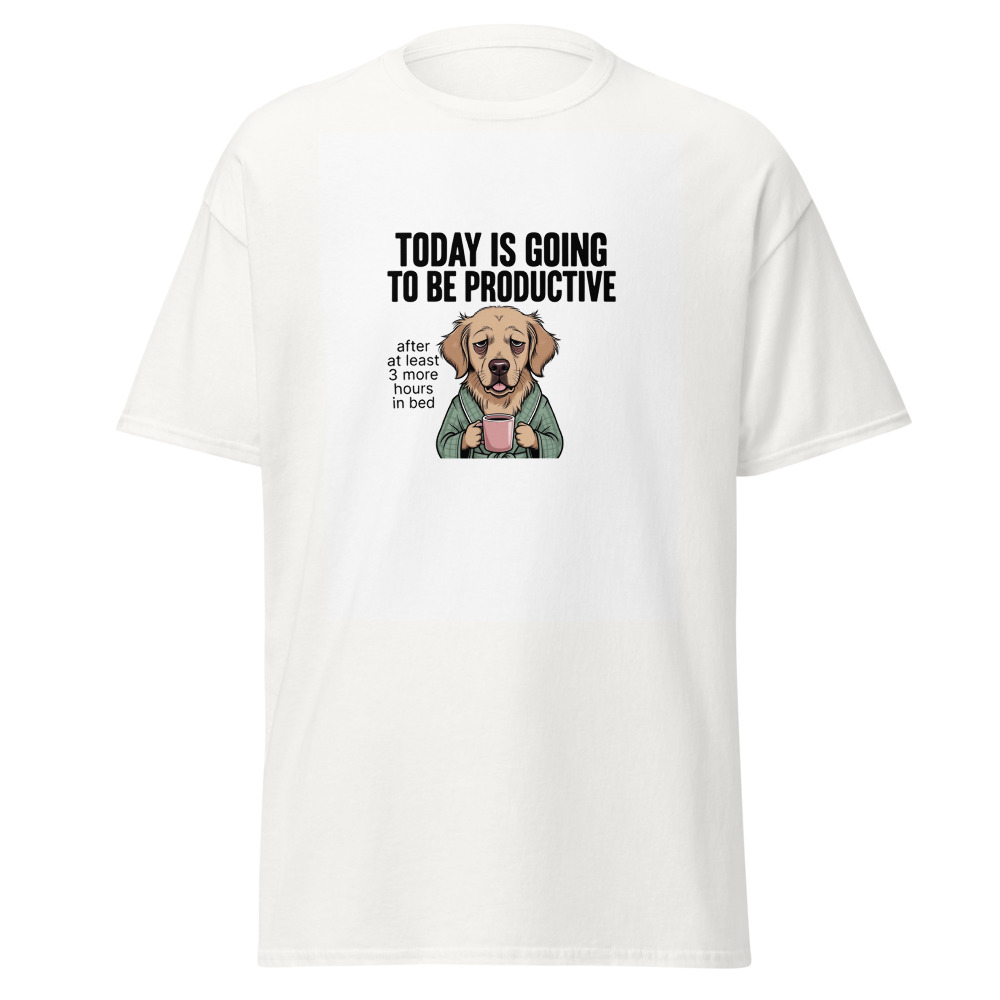 Today is going to be productive... after at least 3 more hours in bed Tee