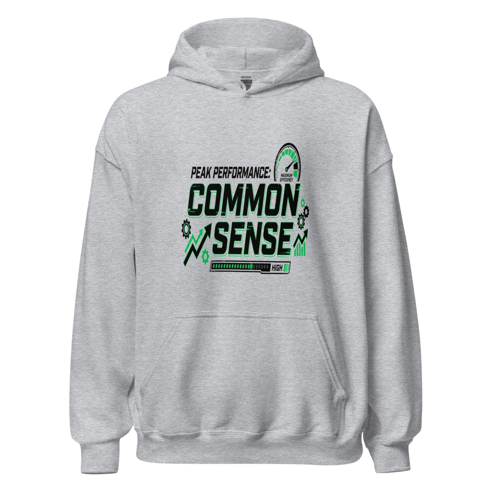 Peak Performance: Common Sense - hoodie