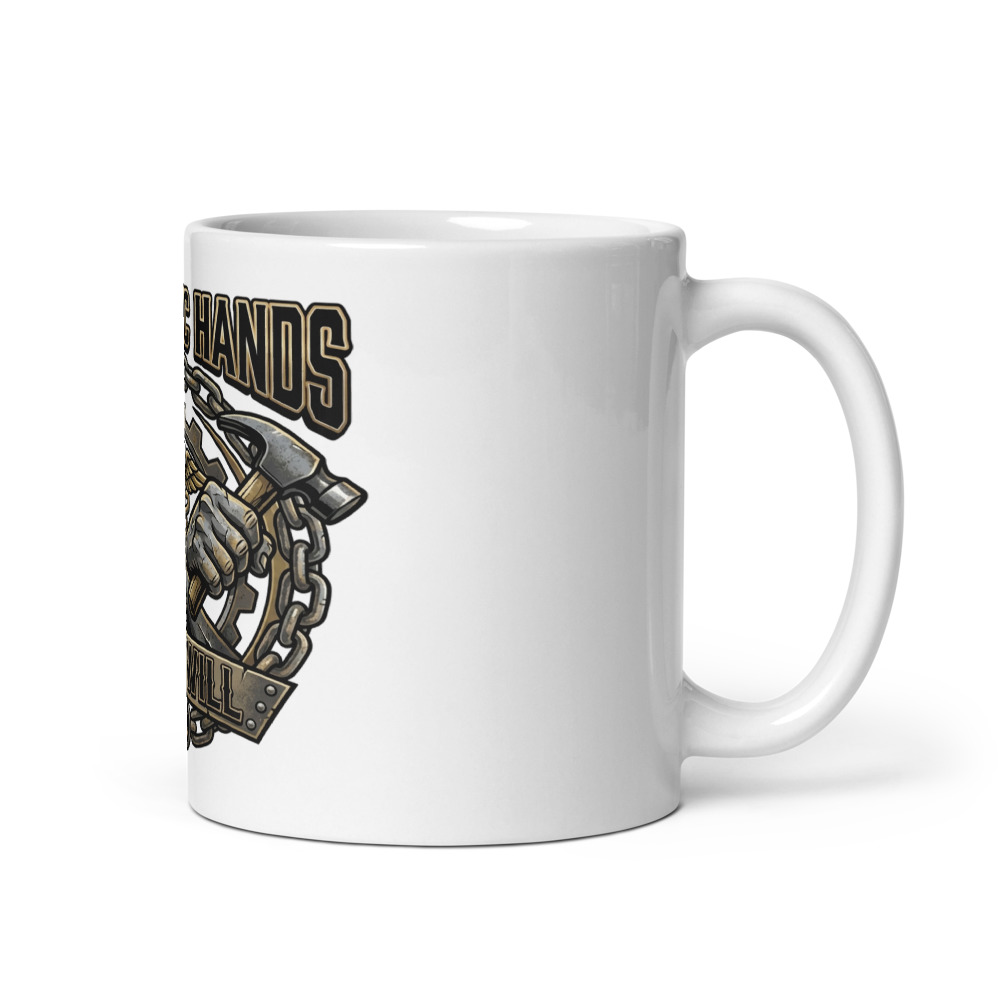 Arthritic Hands, Iron Will - mug