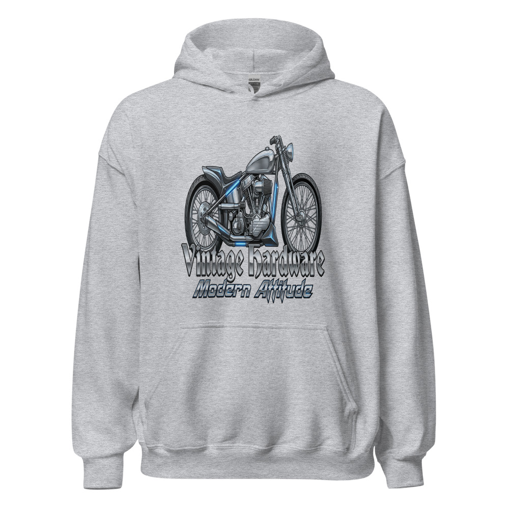 Vintage Hardware, Modern Attitude - hoodie