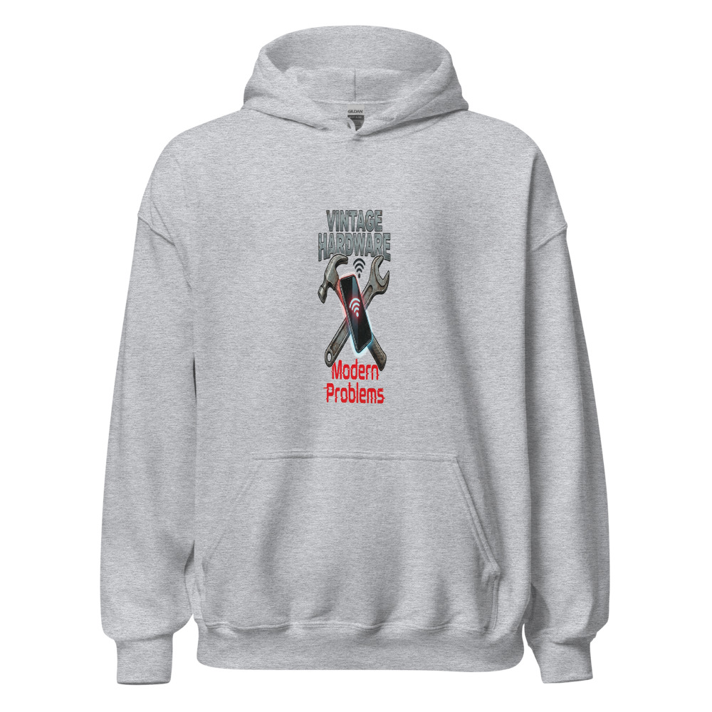 Vintage Hardware, Modern Problems - hoodie