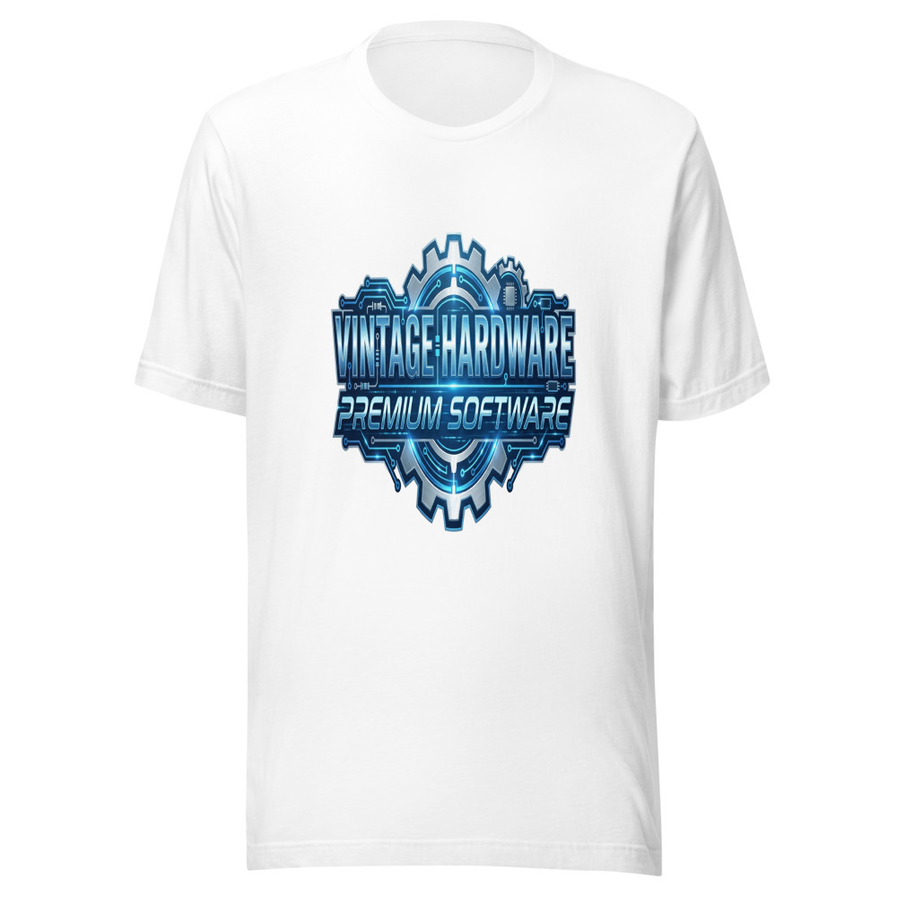Vintage Hardware, Premium Software - tshirt