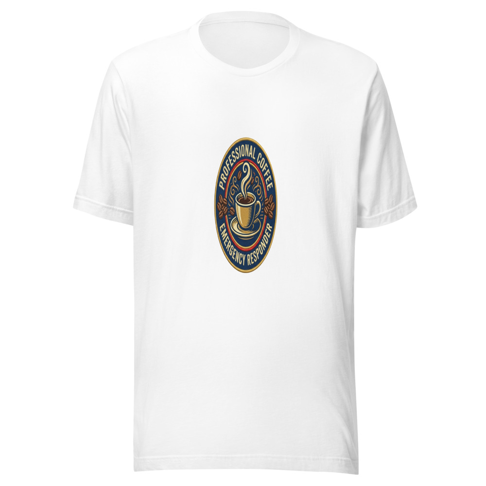 Professional Coffee Emergency Responder - tshirt