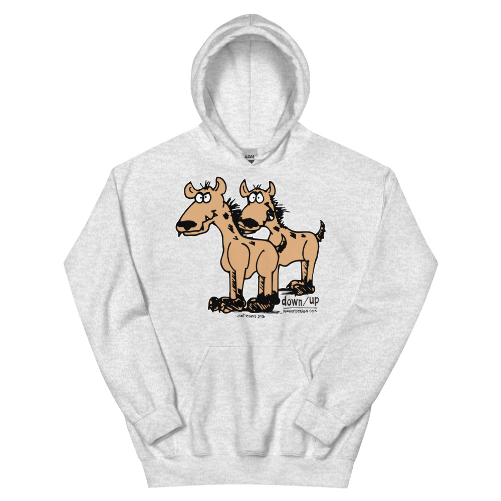 Hyenas — Adult Hoodie Sweatshirt (Ash)