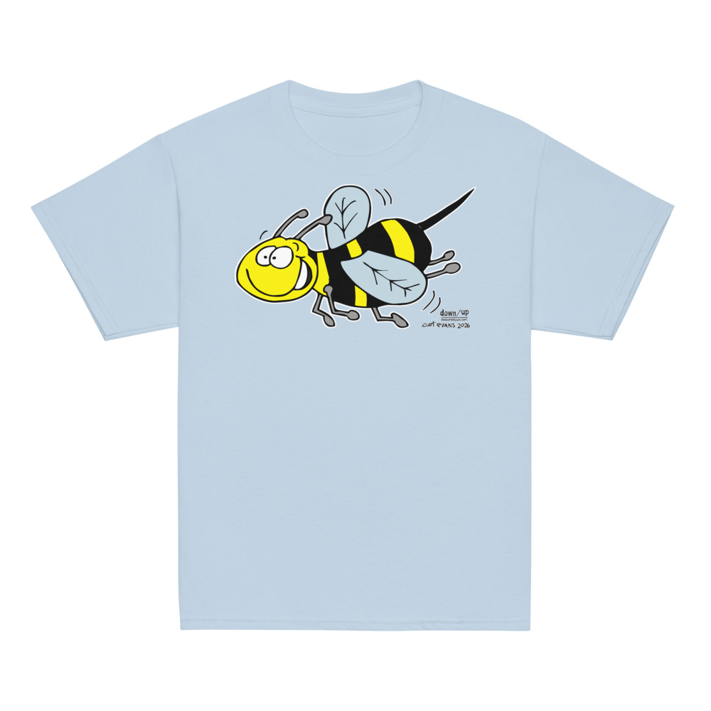 Bumblebee — Youth Classic T-shirt (Light Blue)
