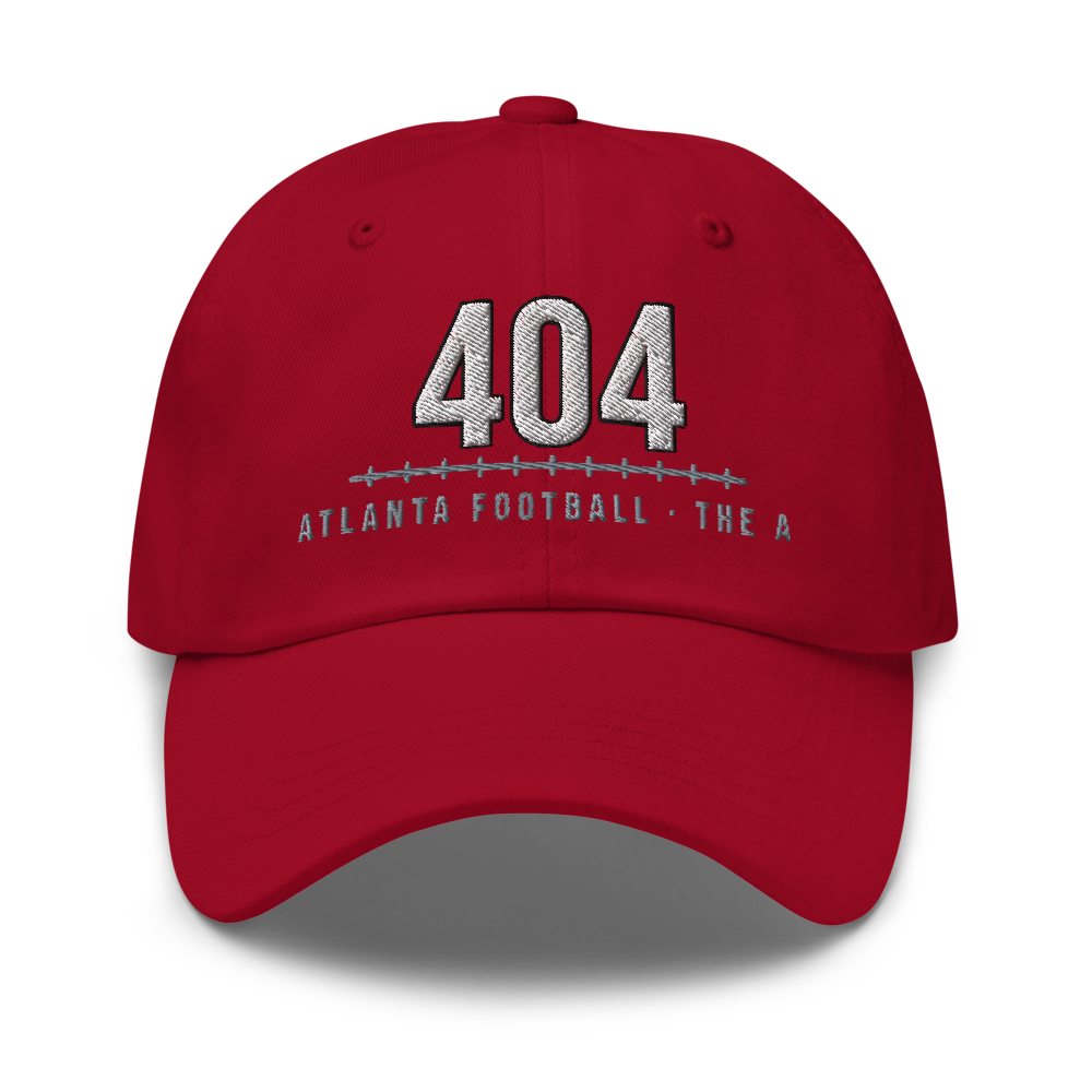 Atlanta 404 Football — Cranberry Hat