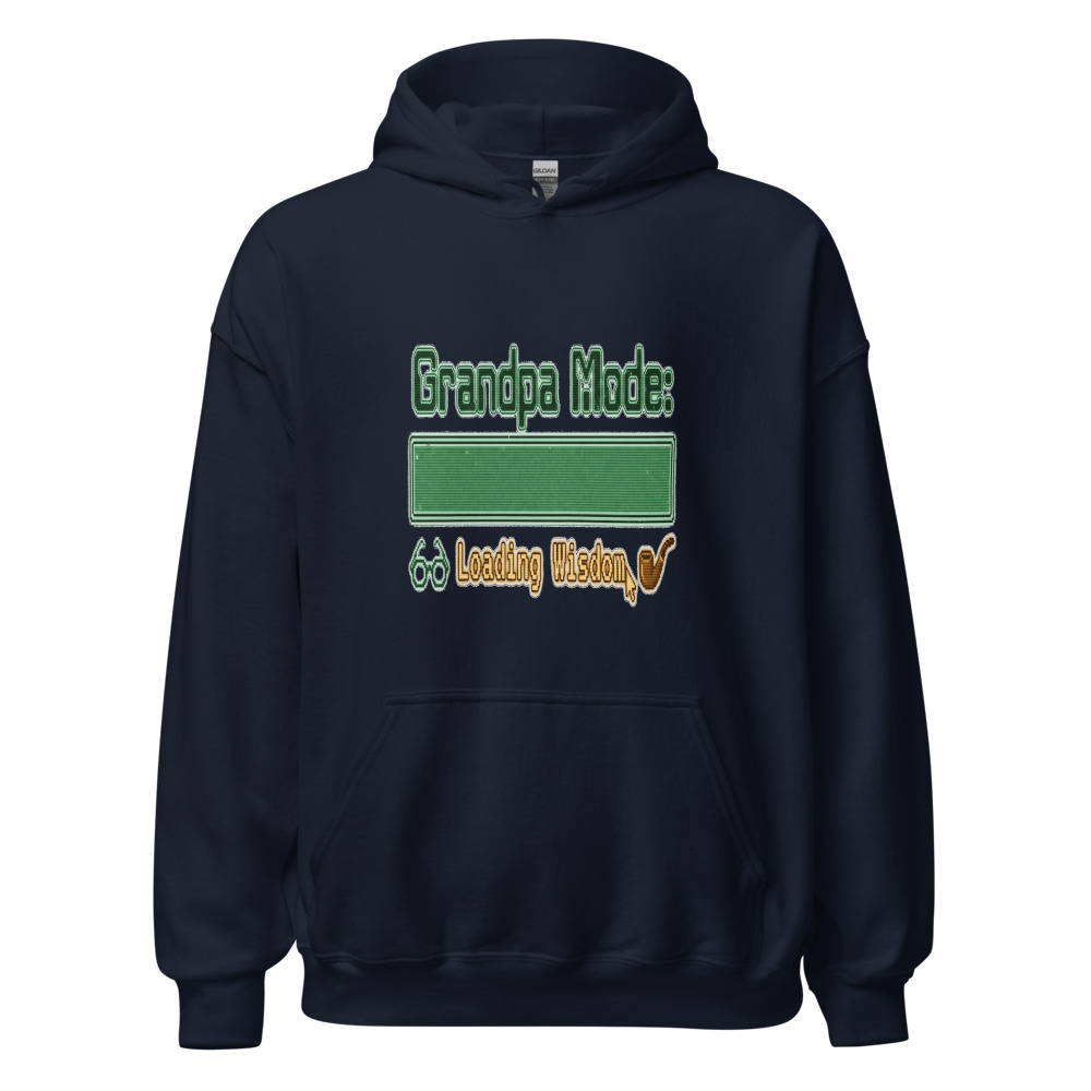 Grandpa Mode: Loading Wisdom - hoodie