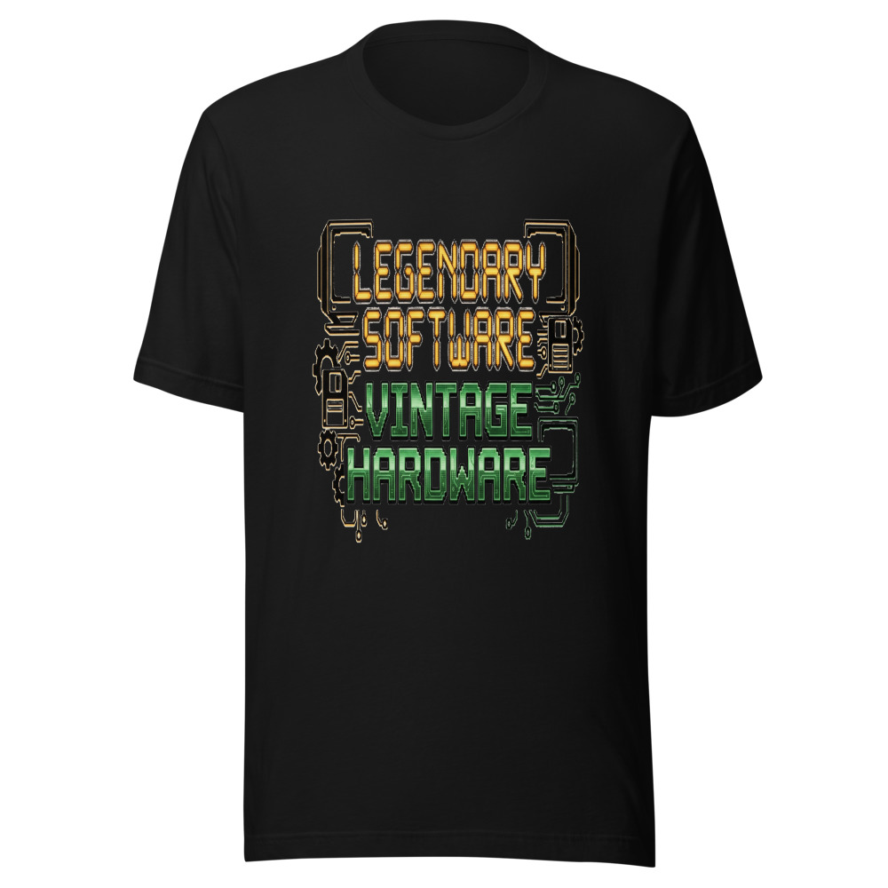 Legendary Software, Vintage Hardware - tshirt