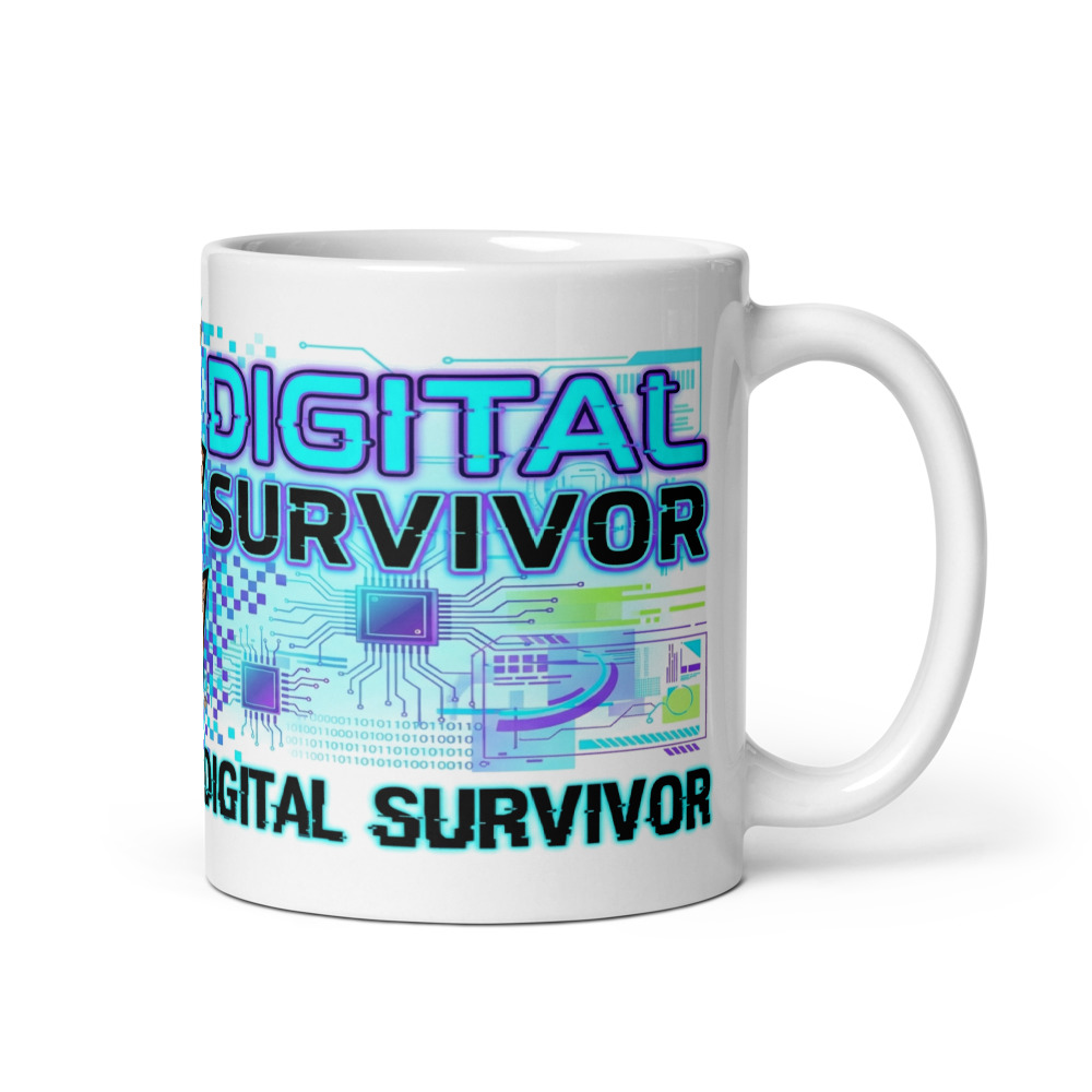 Analog Legend, Digital Survivor - mug