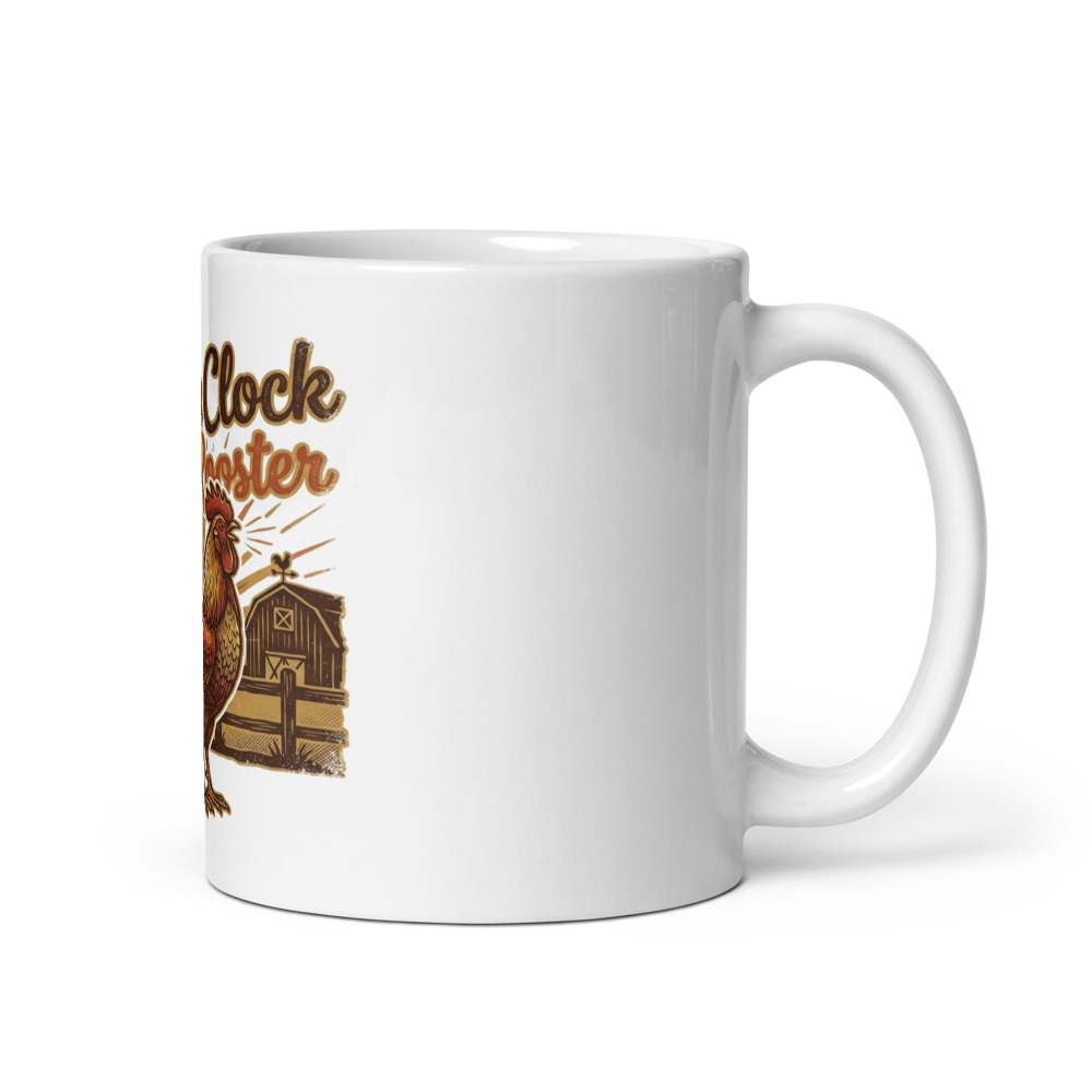 My Alarm Clock Had A Rooster - mug