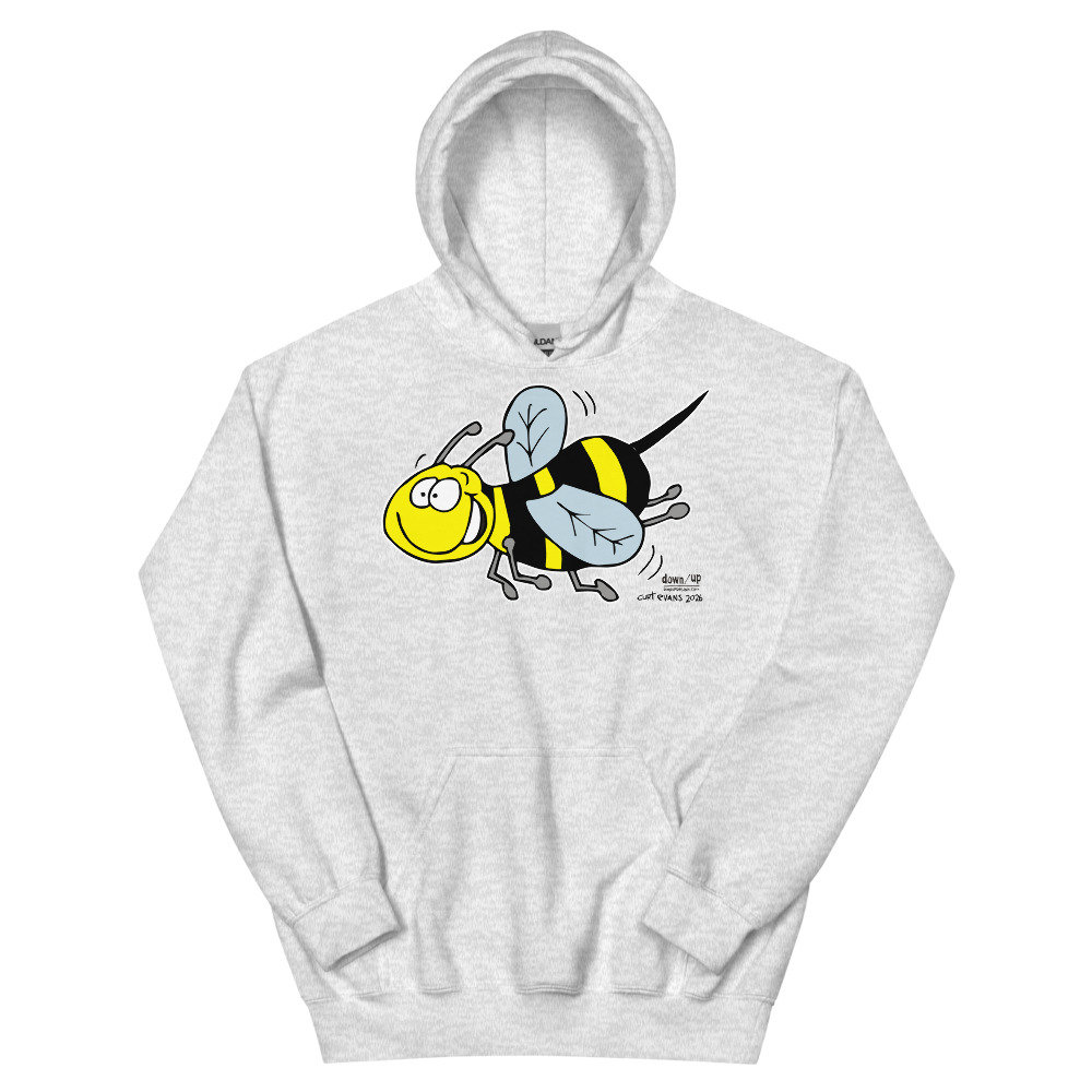 Bumblebee — Adult Hoodie Sweatshirt (Ash)
