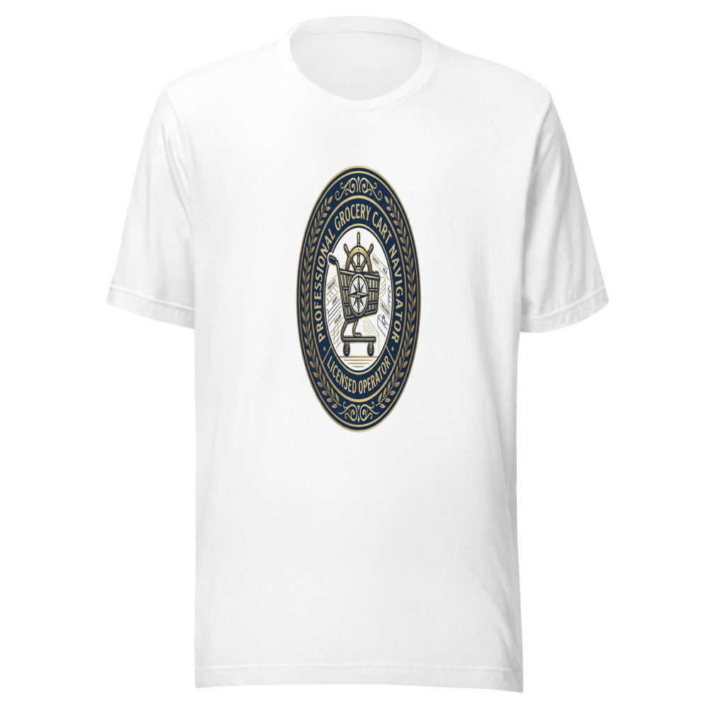 Professional Grocery Cart Navigator - tshirt