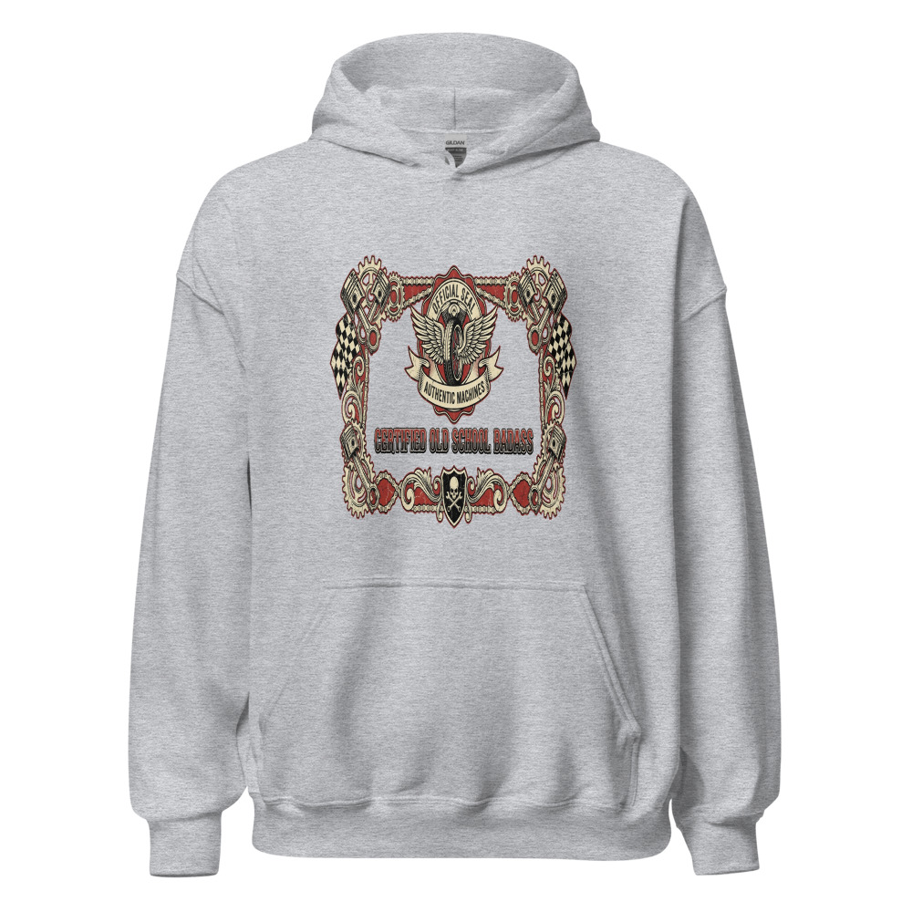 Certified Old School Badass - hoodie