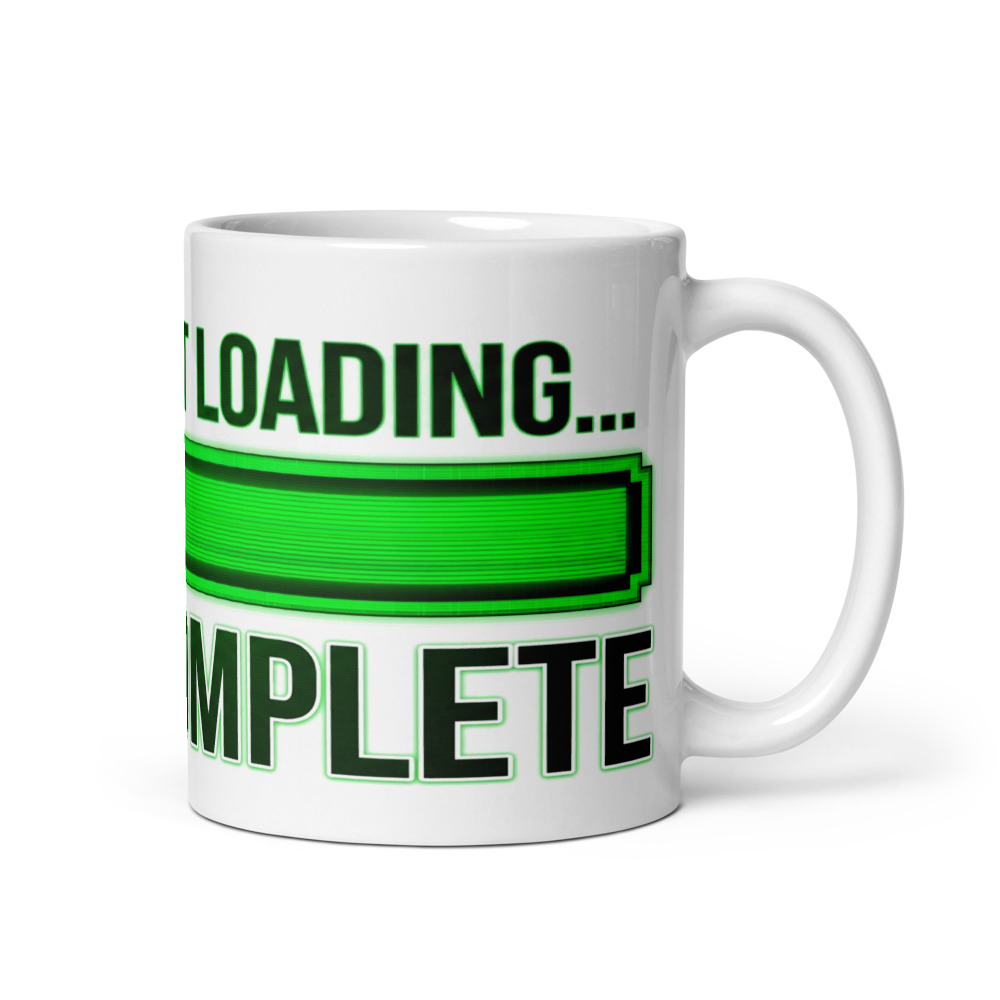 Retirement Loading... 100% Complete - mug