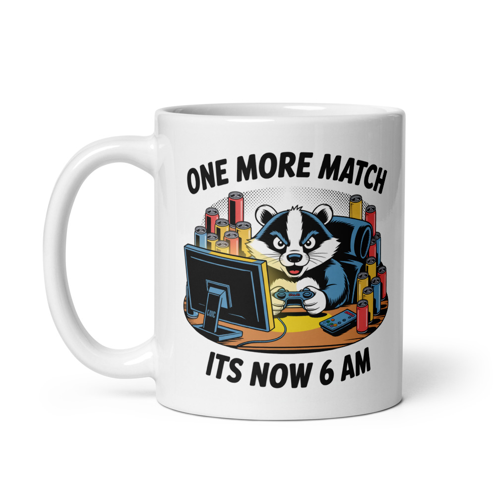One More Match Badger Mug
