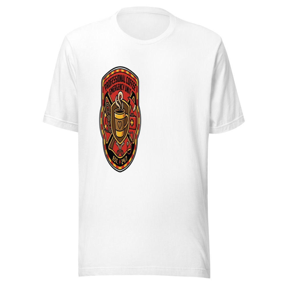 Professional Coffee Emergency Unit - tshirt