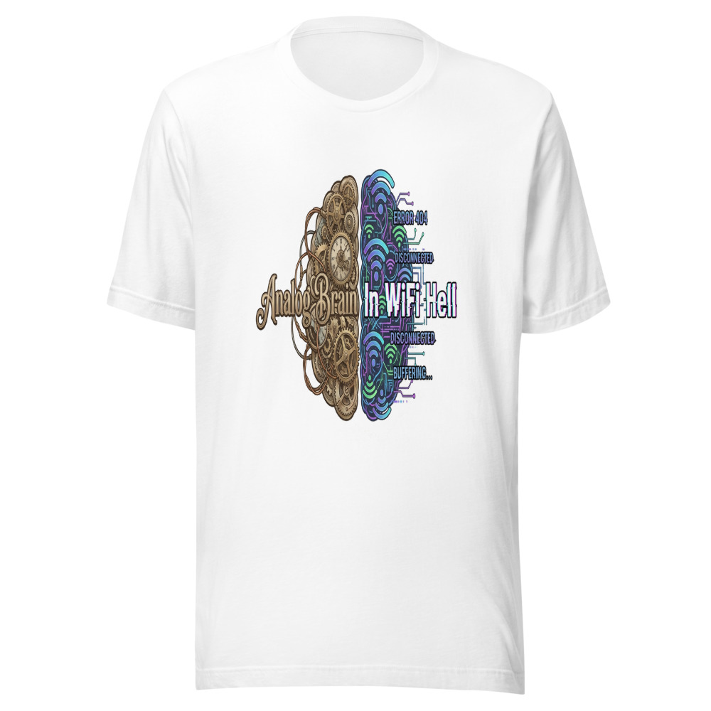 Analog Brain In WiFi Hell - tshirt