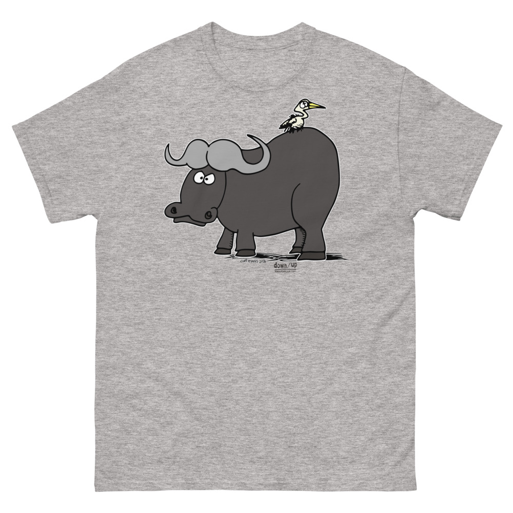 Water Buffalo — Classic Style Unisex T-shirt (Sport Grey)