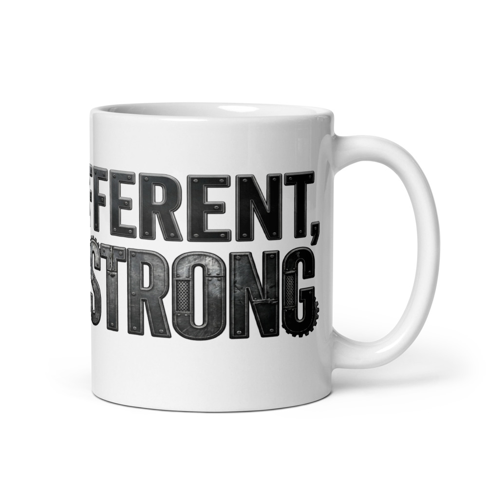 Built Different, Stayed Strong - mug