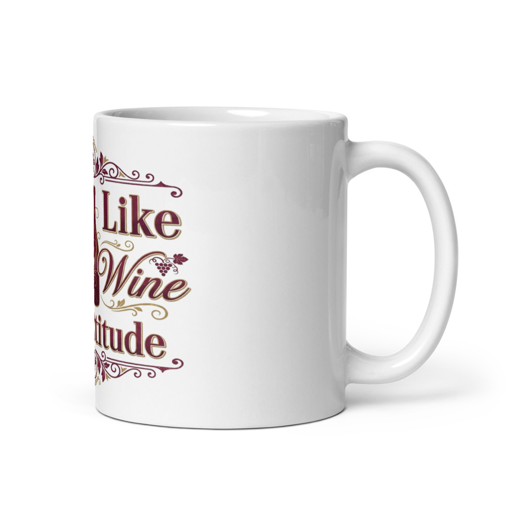 Aging Like Fine Wine And Attitude - mug