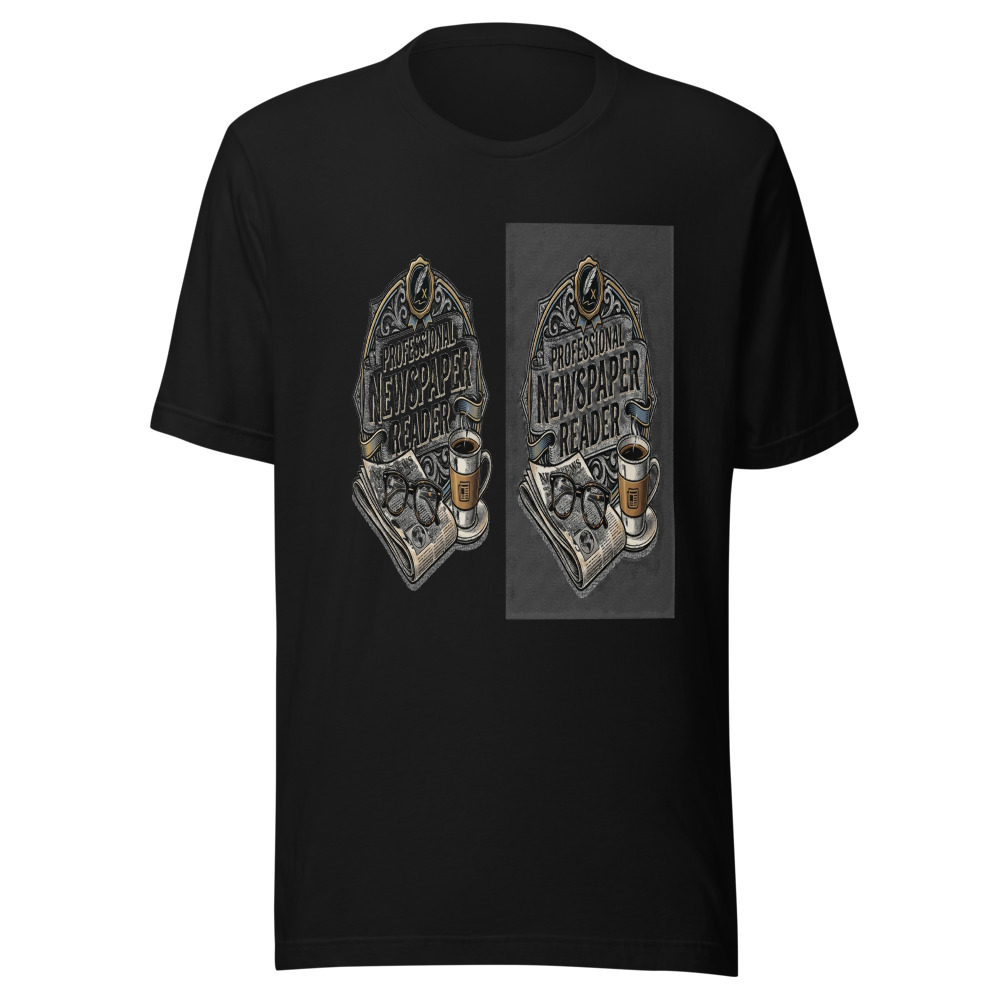 Professional Newspaper Reader - tshirt