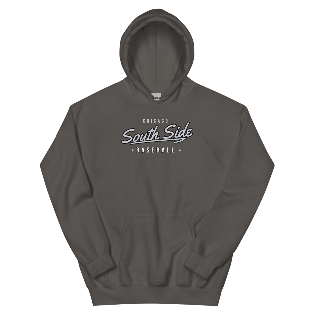 South Side Baseball Script — Charcoal Hoodie