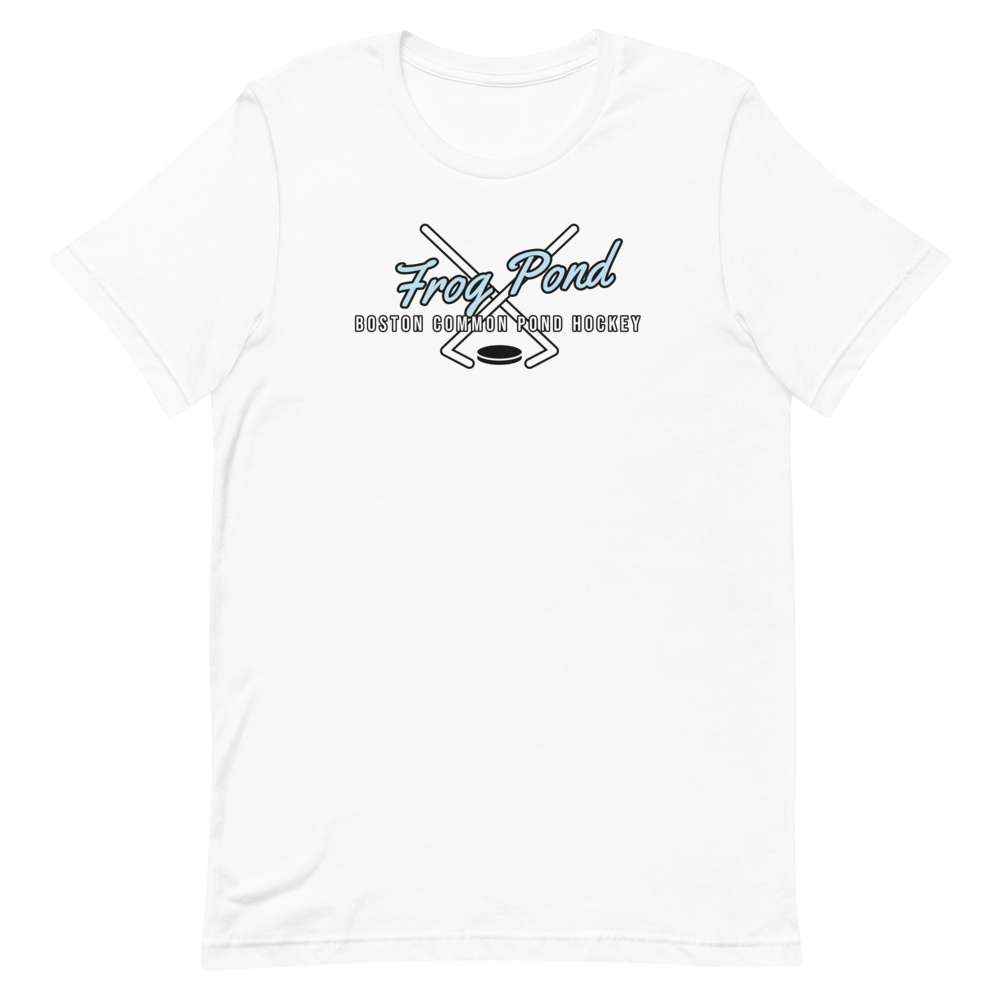 Boston Common Frog Pond Hockey — White T-Shirt