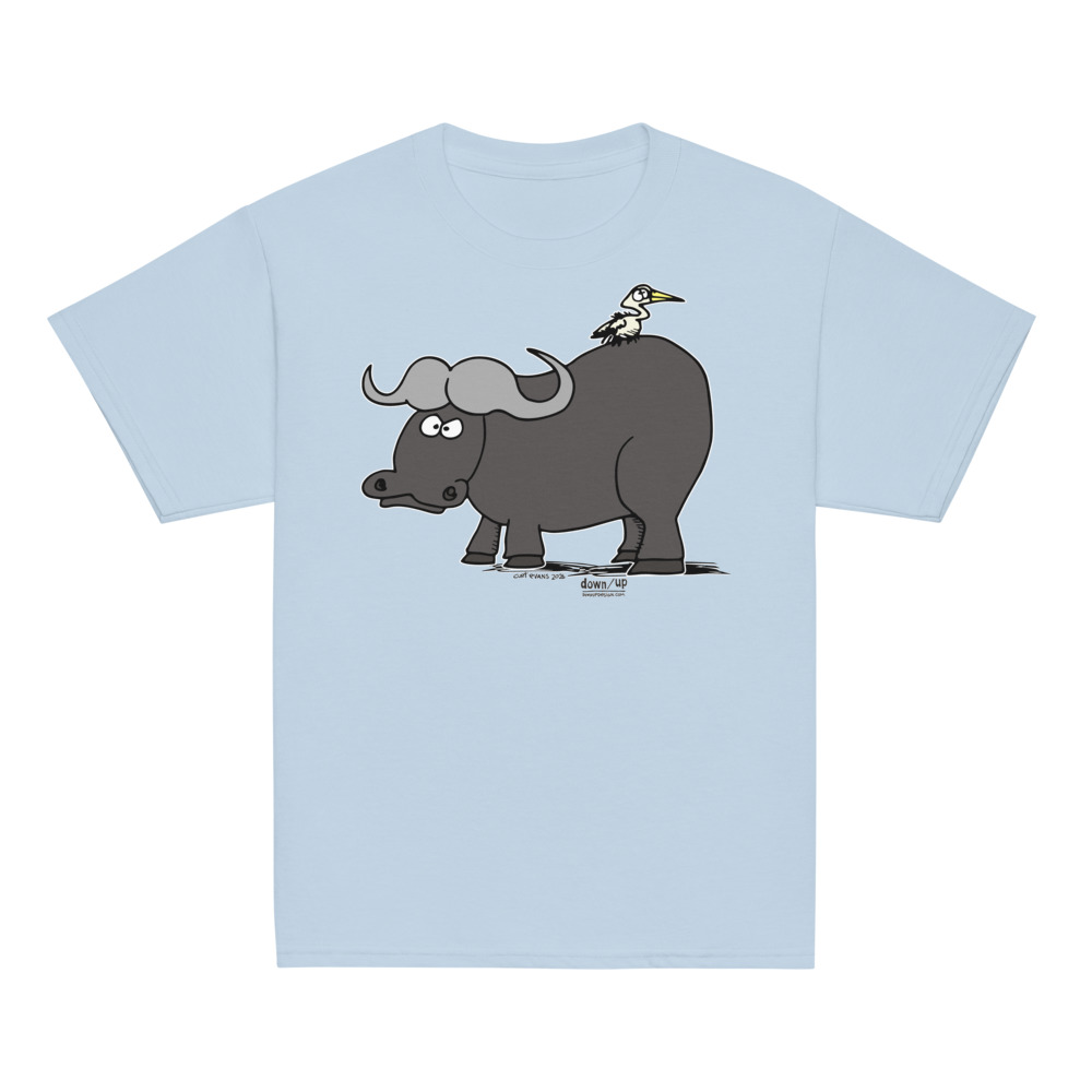 Water Buffalo — Youth Classic T-shirt (Light Blue)