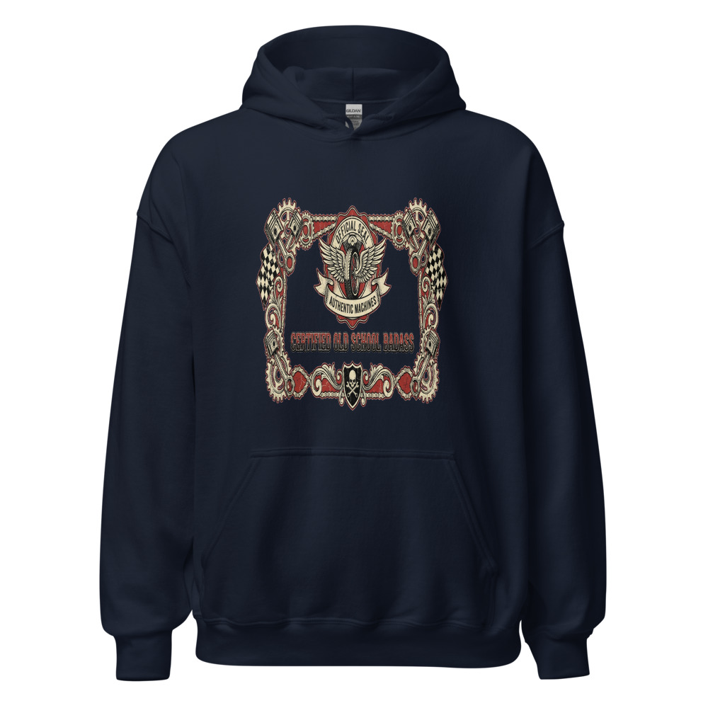 Certified Old School Badass - hoodie