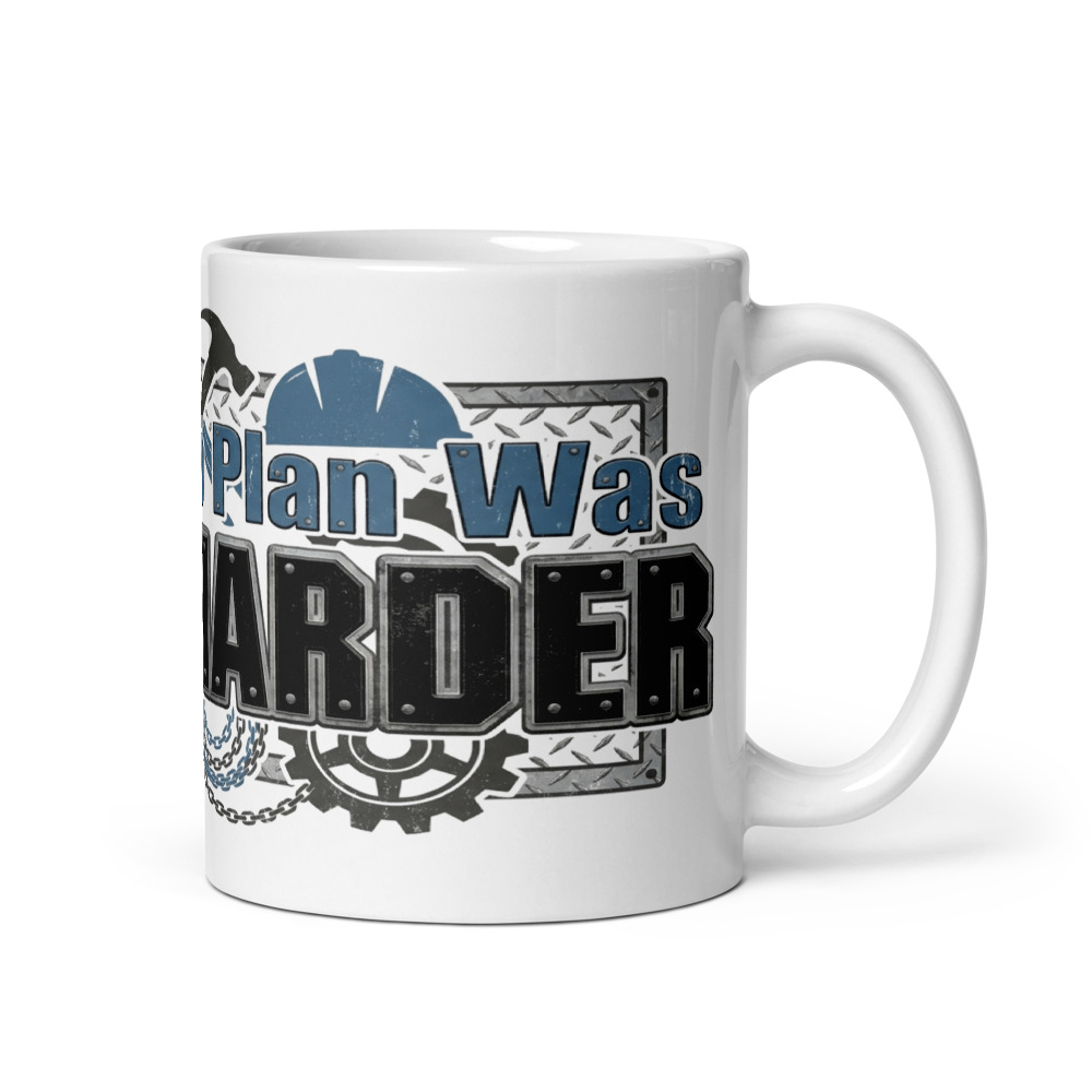 My Backup Plan Was Work Harder - mug