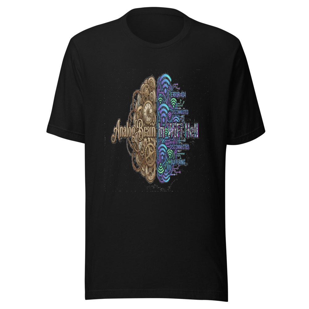 Analog Brain In WiFi Hell - tshirt