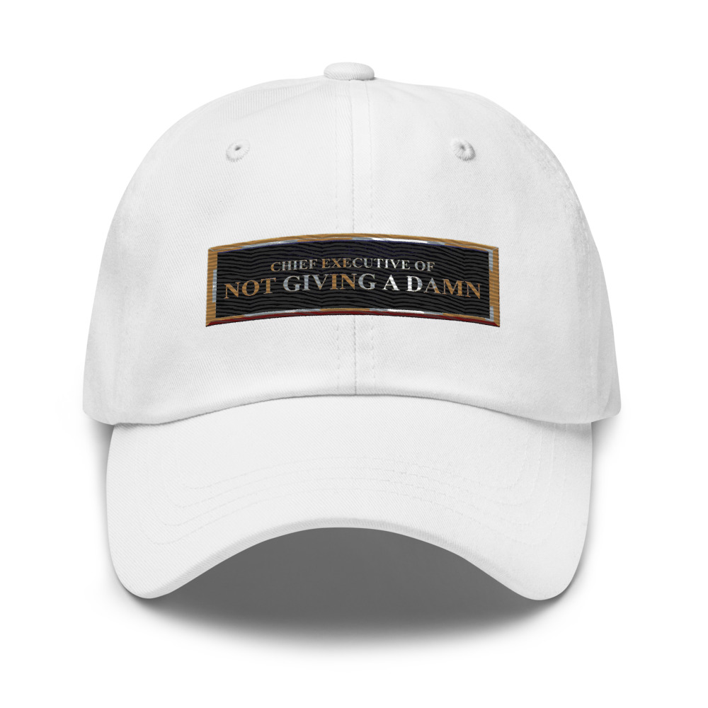 Chief Executive of Not Giving A Damn - hat