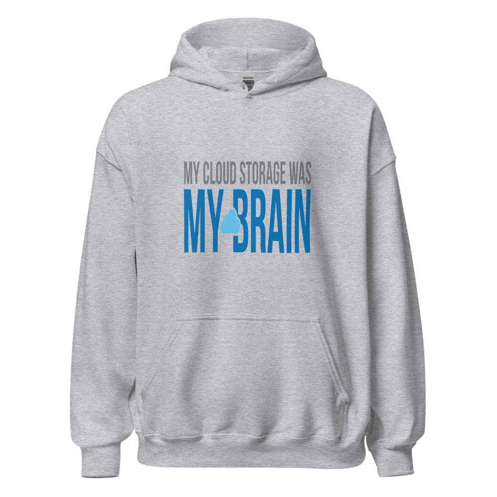 My Cloud Storage Was My Brain - hoodie