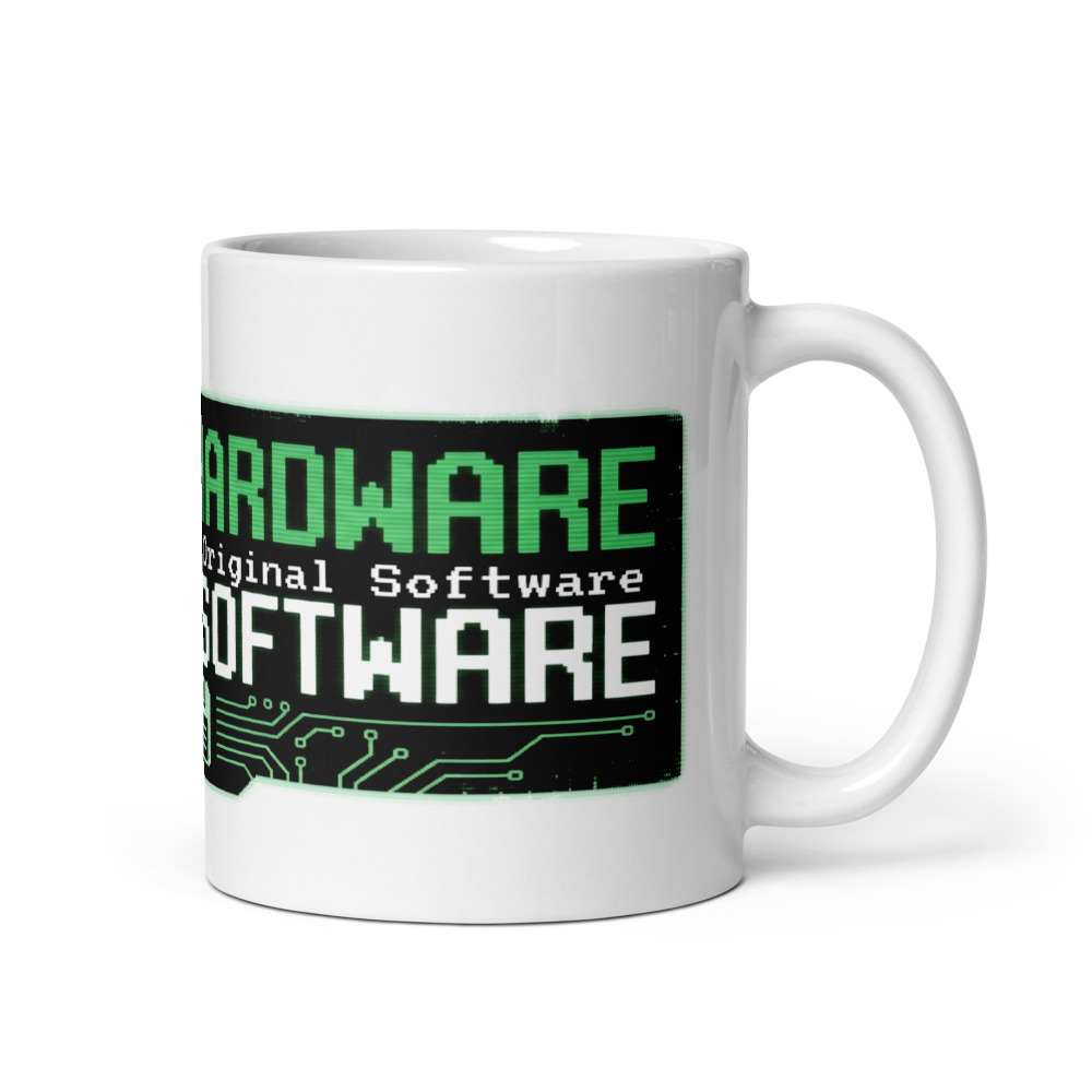 Vintage Hardware, Original Software - mug